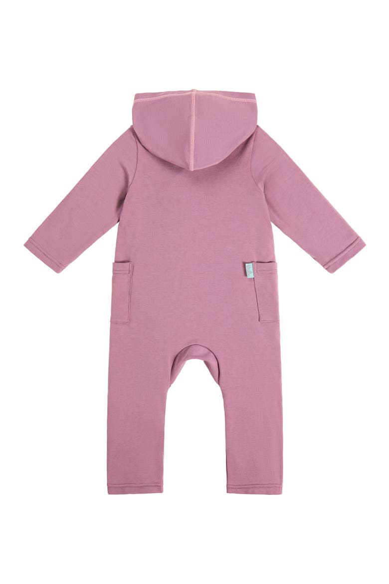 Hooded Everyday Romper, Alternate, color, Grape Sunny Shades