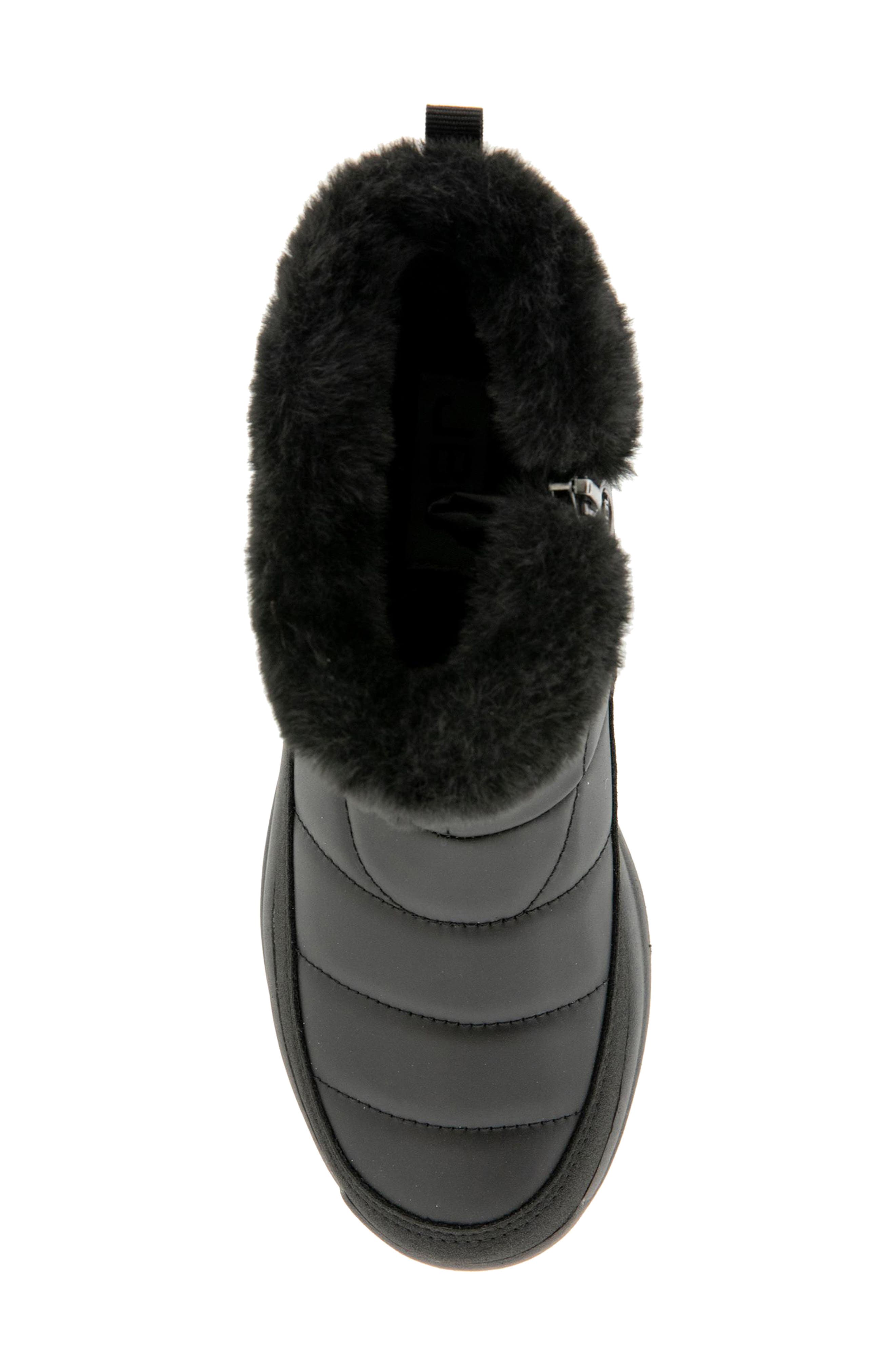 Teagan Water Resistant Bootie, Alternate, color, BLACK