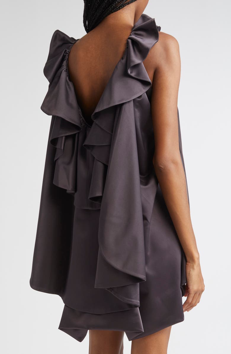 Collina Strada Pillow Satin Bubble Hem Minidress, Alternate, color, Earth Faded Flower