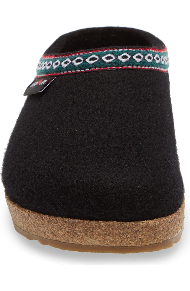 Haflinger Grizzly Clog Slipper, Alternate, color,