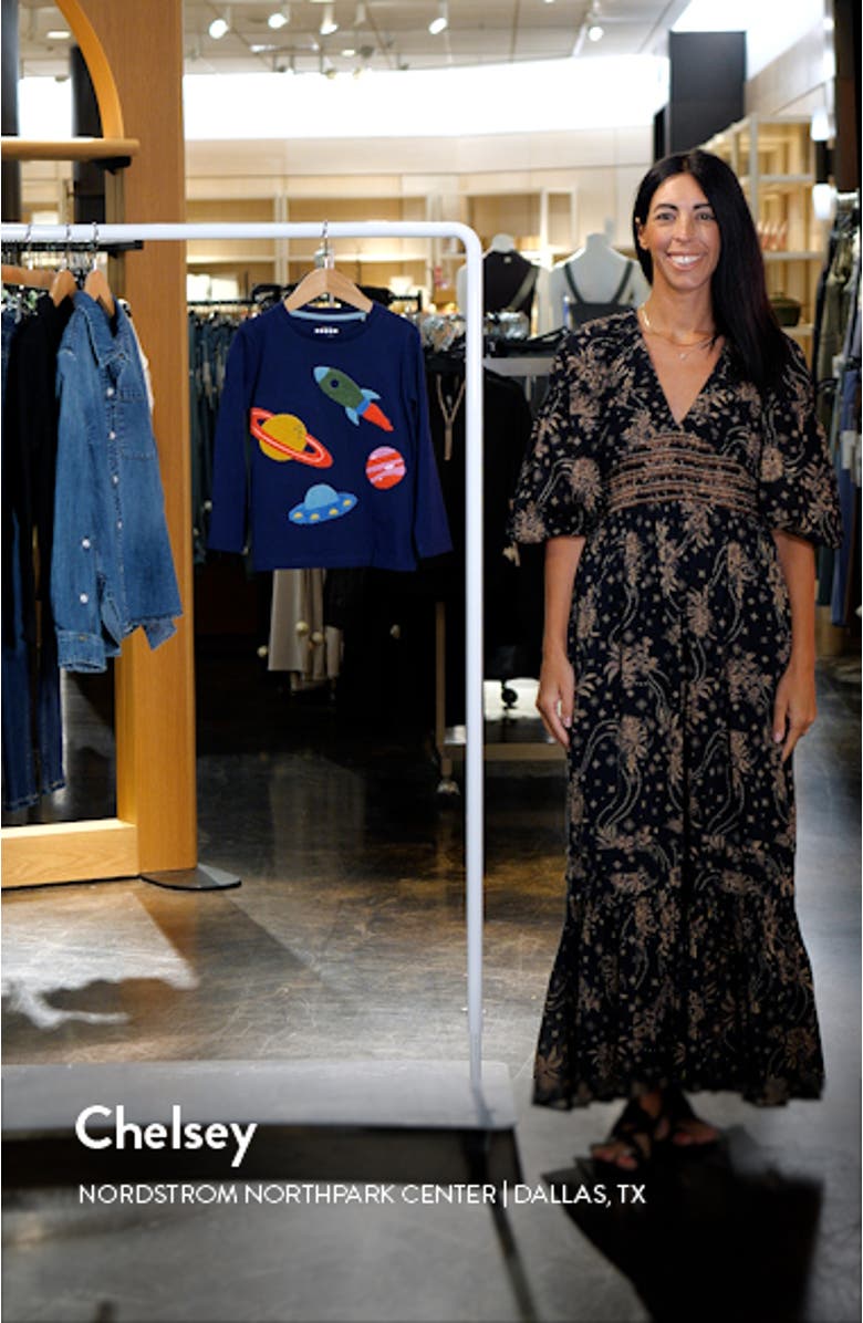 Kids' Bouclé Appliqué Cotton T-Shirt, sales video thumbnail