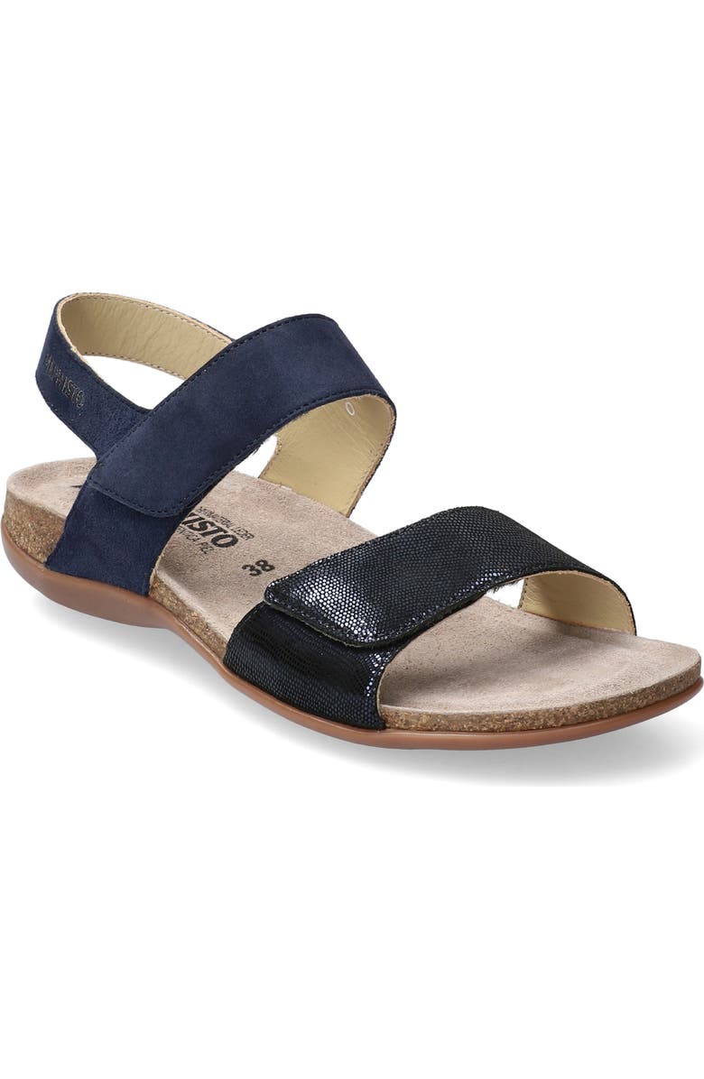 Mephisto Agave Sandal, Main, color, Midnight Blue