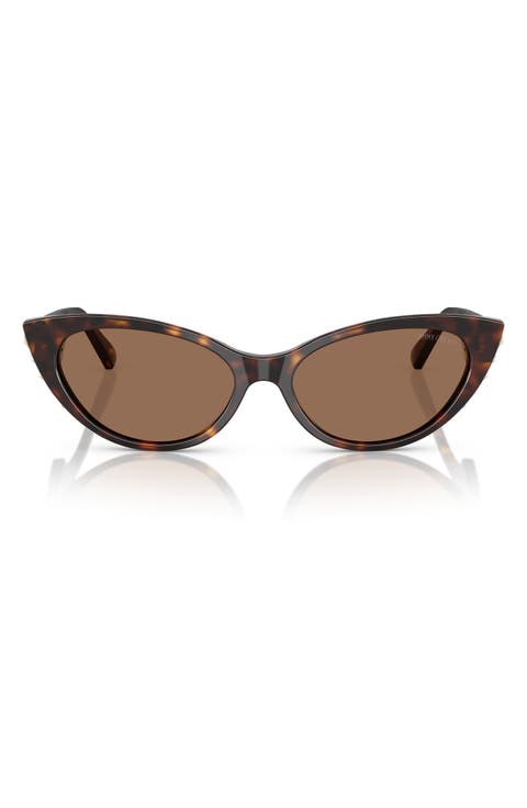 55mm Cat Eye Sunglasses