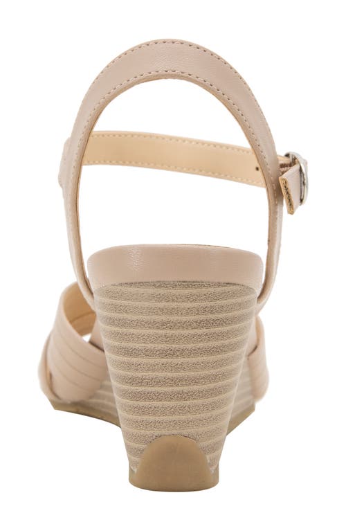 Reaction Kenneth Cole Gomi Wedge Sandal In Chai