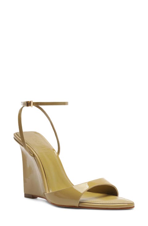 Elodie Ankle Strap Wedge Sandal (Women)