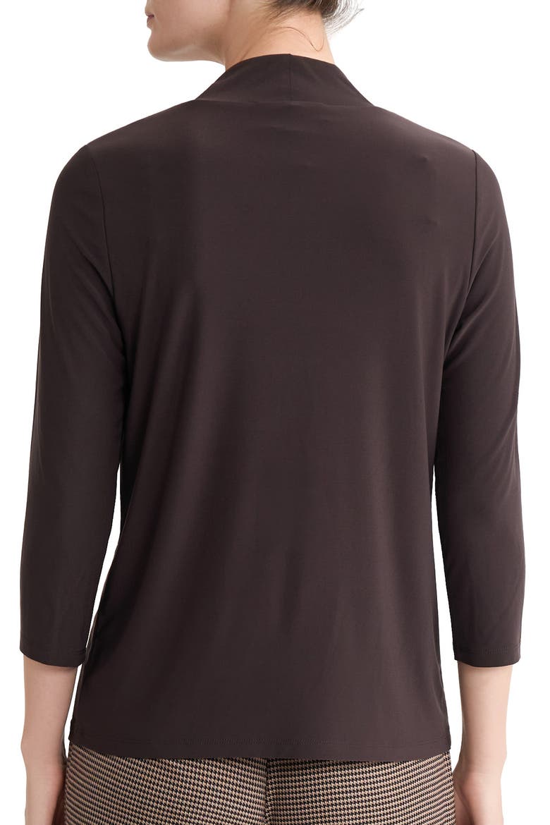 Knot Front Top, Alternate, color, RICH CHOCOLATE