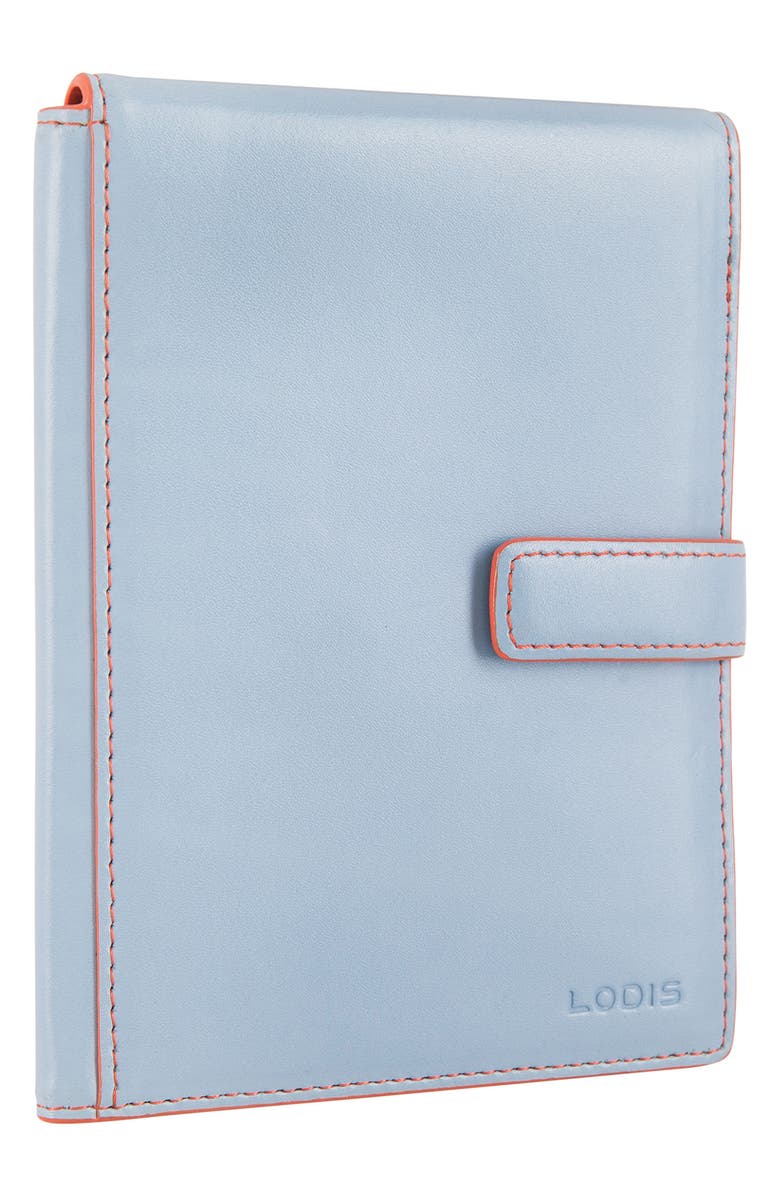 LODIS Los Angeles Audrey RFID Leather Passport Wallet, Alternate, color,