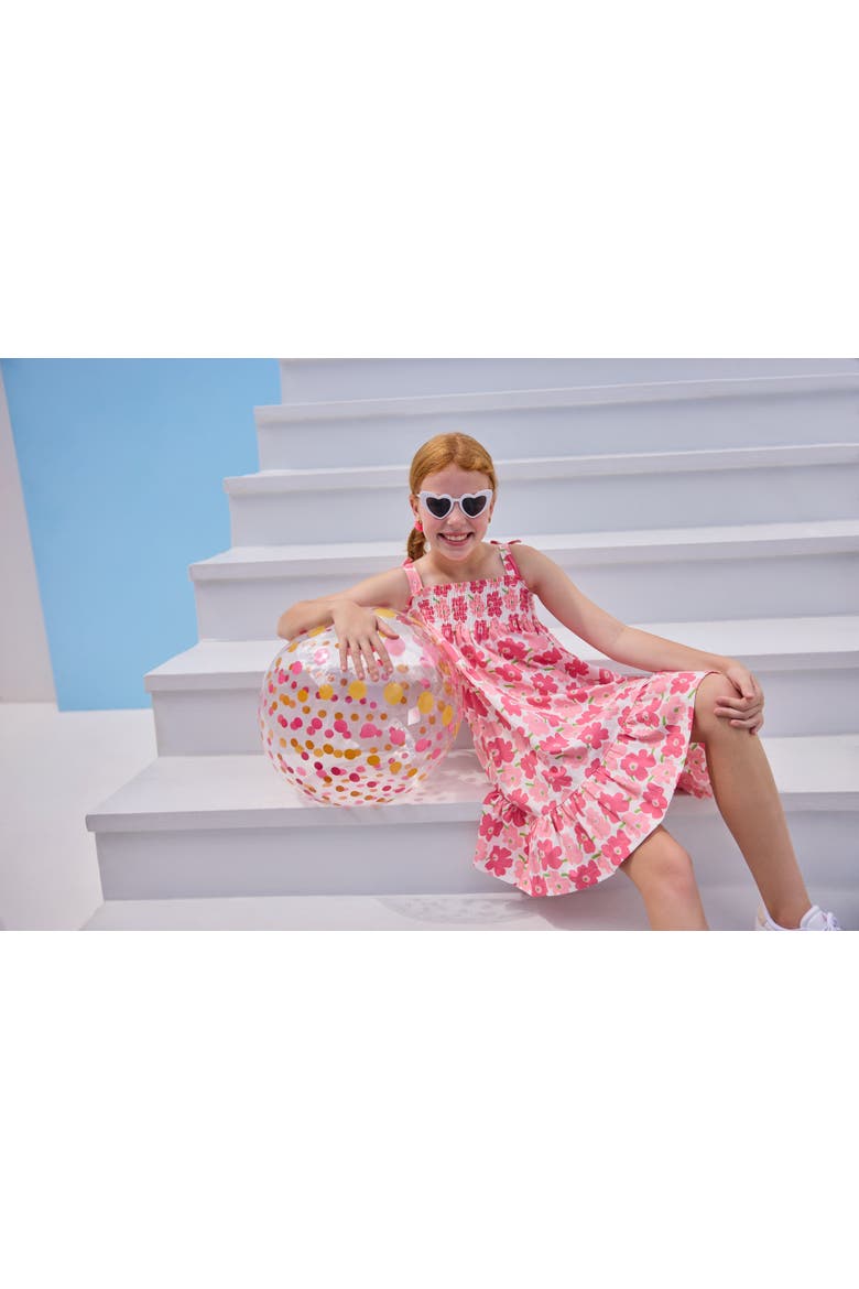 Kids' Wide Strap Lucy Dress, Alternate, color, Piccadilly Pinks