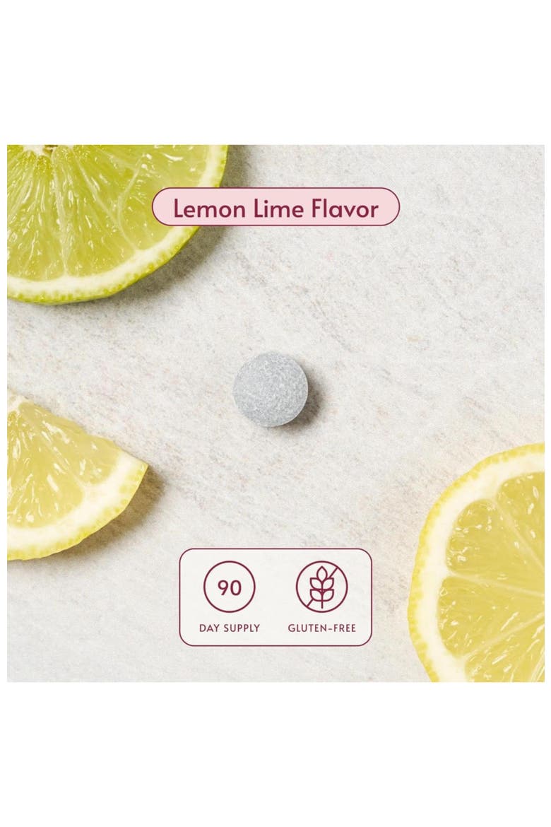 Chewable Iron 60 mg with Vitamin C Supplement Lemon Lime 90 Count, Alternate, color, None