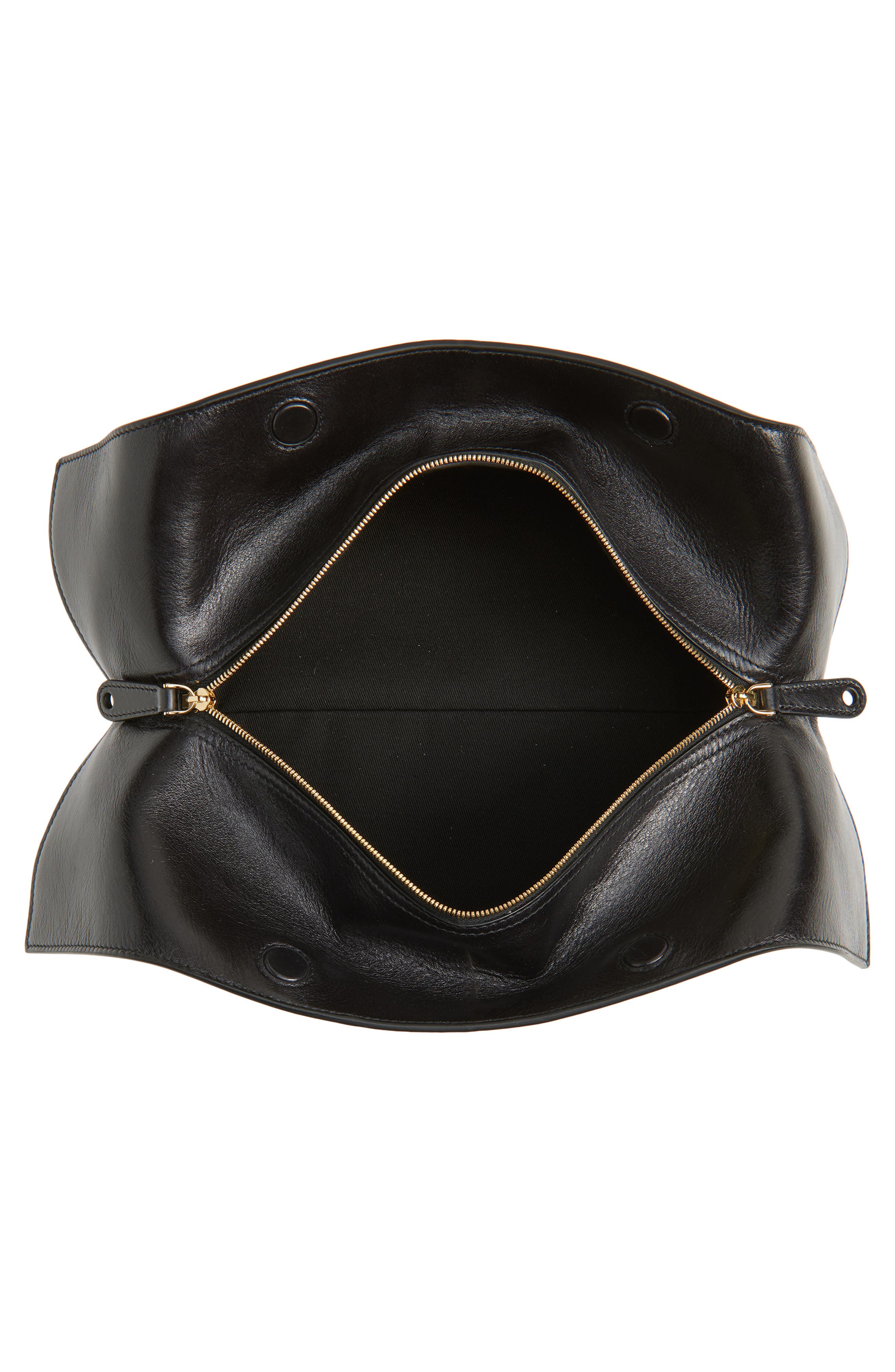 FERRAGAMO X-Small Folded Leather Shoulder Bag, Alternate, color, 