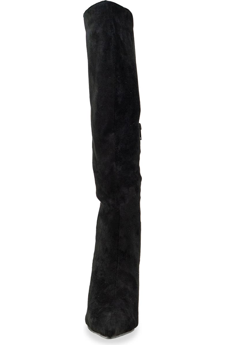 CHASE AND CHLOE Knee High Boot, Alternate, color, Black