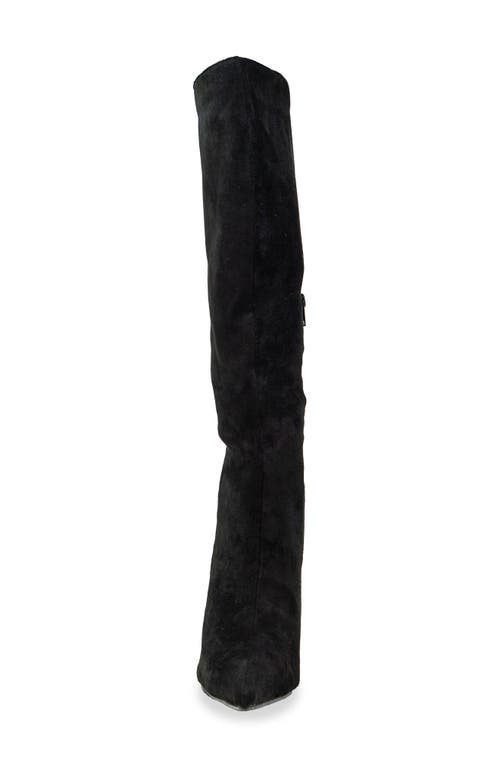Chase & Chloe Chase And Chloe Knee High Boot In Black