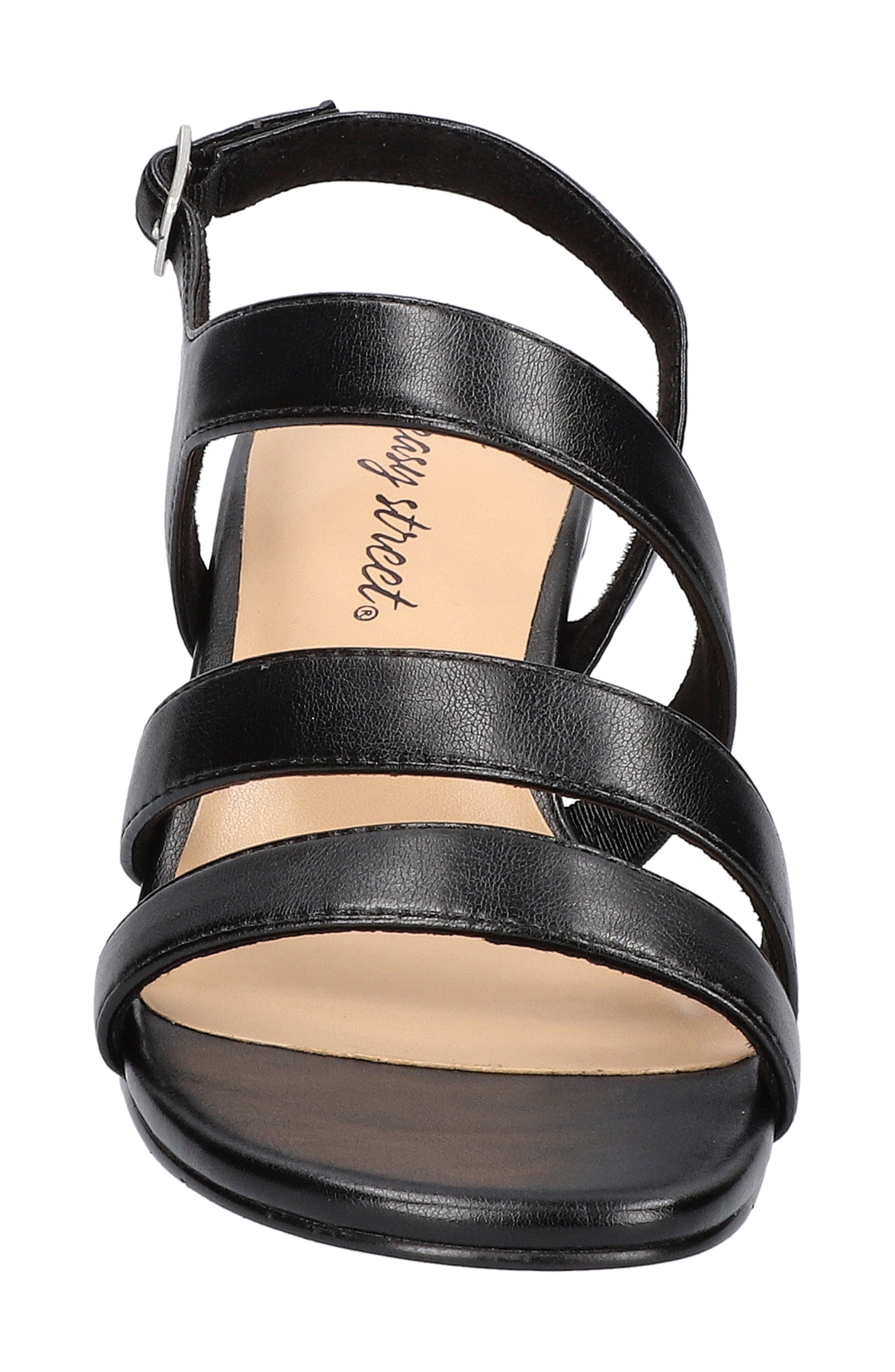 EASY STREET Como Strappy Sandal, Alternate, color, Black