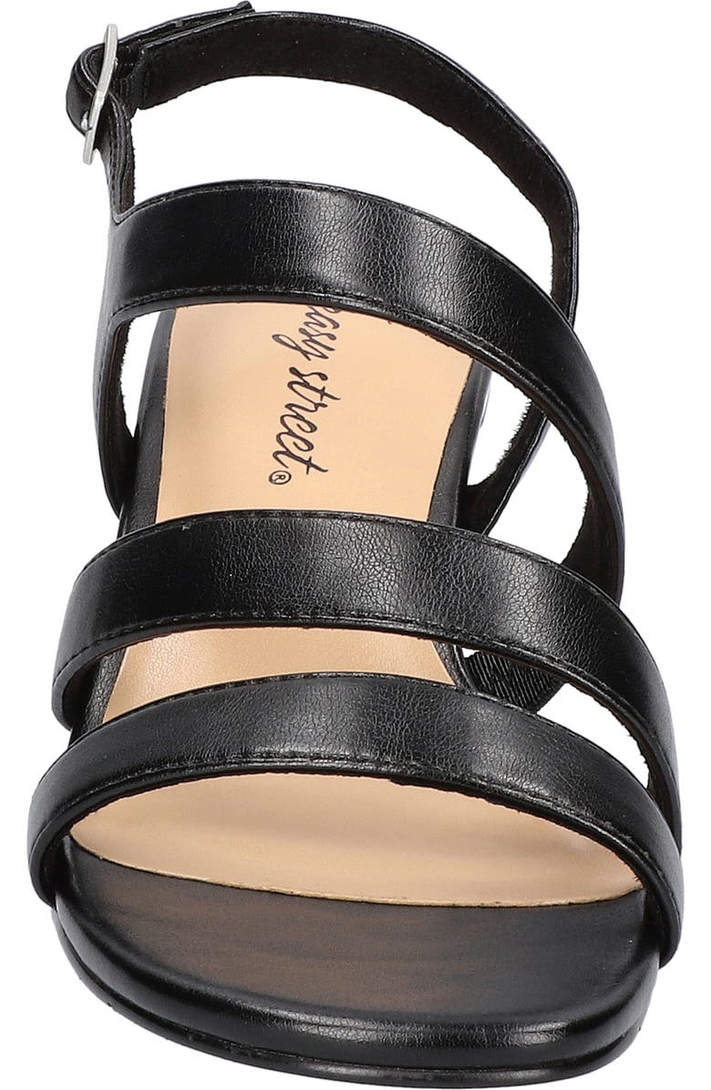 EASY STREET Como Strappy Sandal, Alternate, color, Black