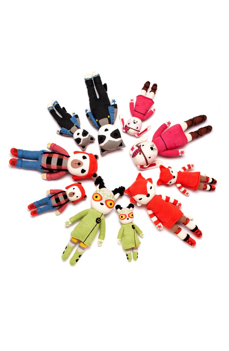 Cuddoll Bella Bunny 20" Hand-Knit Stuffed Animal, Alternate, color, 