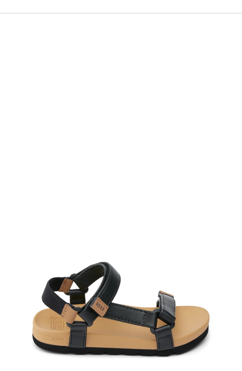 Reef Kids' Little Rem Sandal, Alternate, color, Black/ Tan