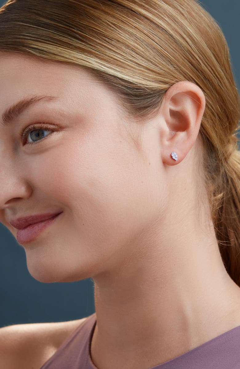 Bony Levy Mika Cluster Pear Diamond Stud Earrings, Alternate, color, 18K White Gold