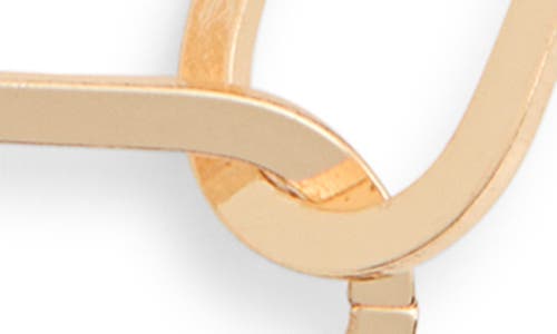 Shop Nordstrom Rack Flat Paperclip Chain Link Necklace In Gold