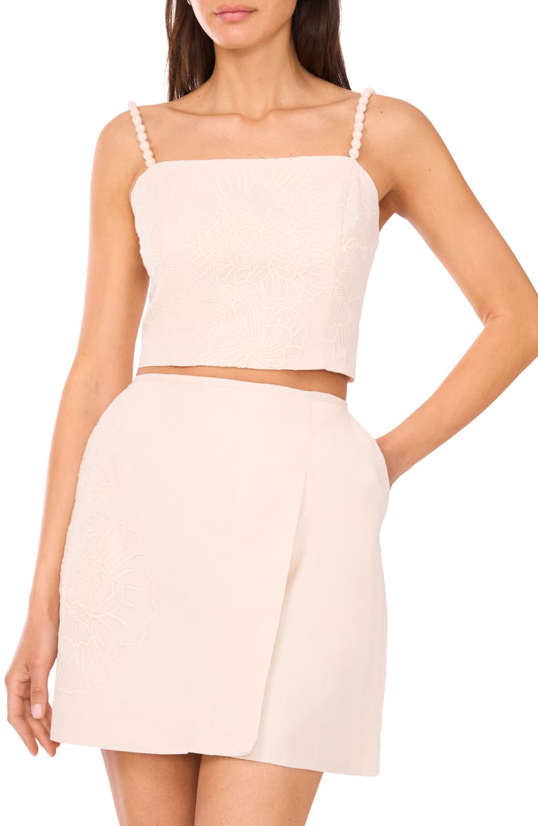 Parker The Desiree Embroidered Crop Camisole, Main, color,