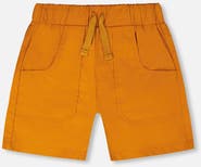 Deux par Deux Parachute Shorts with Patch Pockets