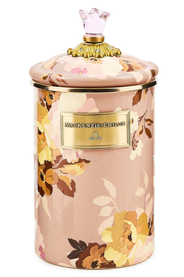 Wild Rose Mauve Large Canister, Main, color, MAUVE