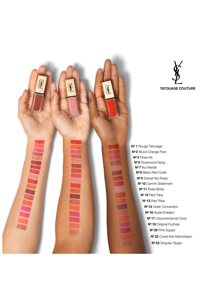 Tatouage Couture Liquid Matte Lip Stain, Alternate, color, 07 NU INTERDIT