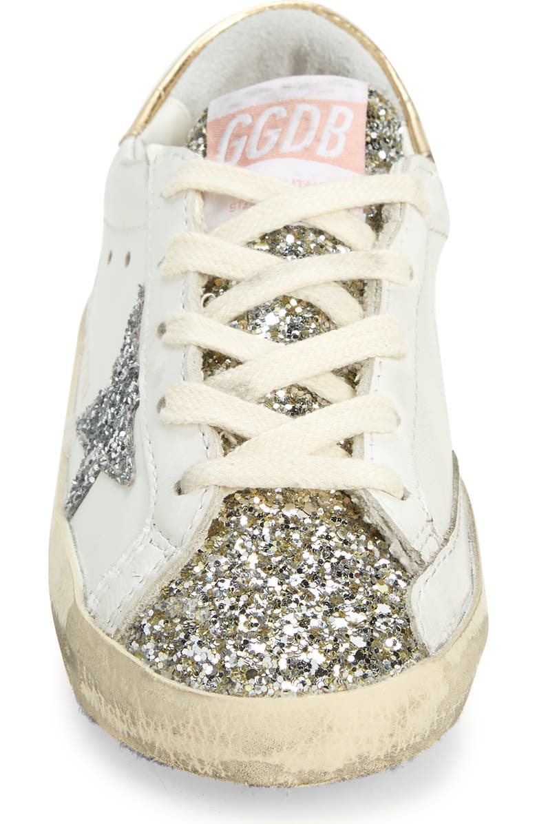 Golden Goose Super-Star Glitter Sneaker, Alternate, color,