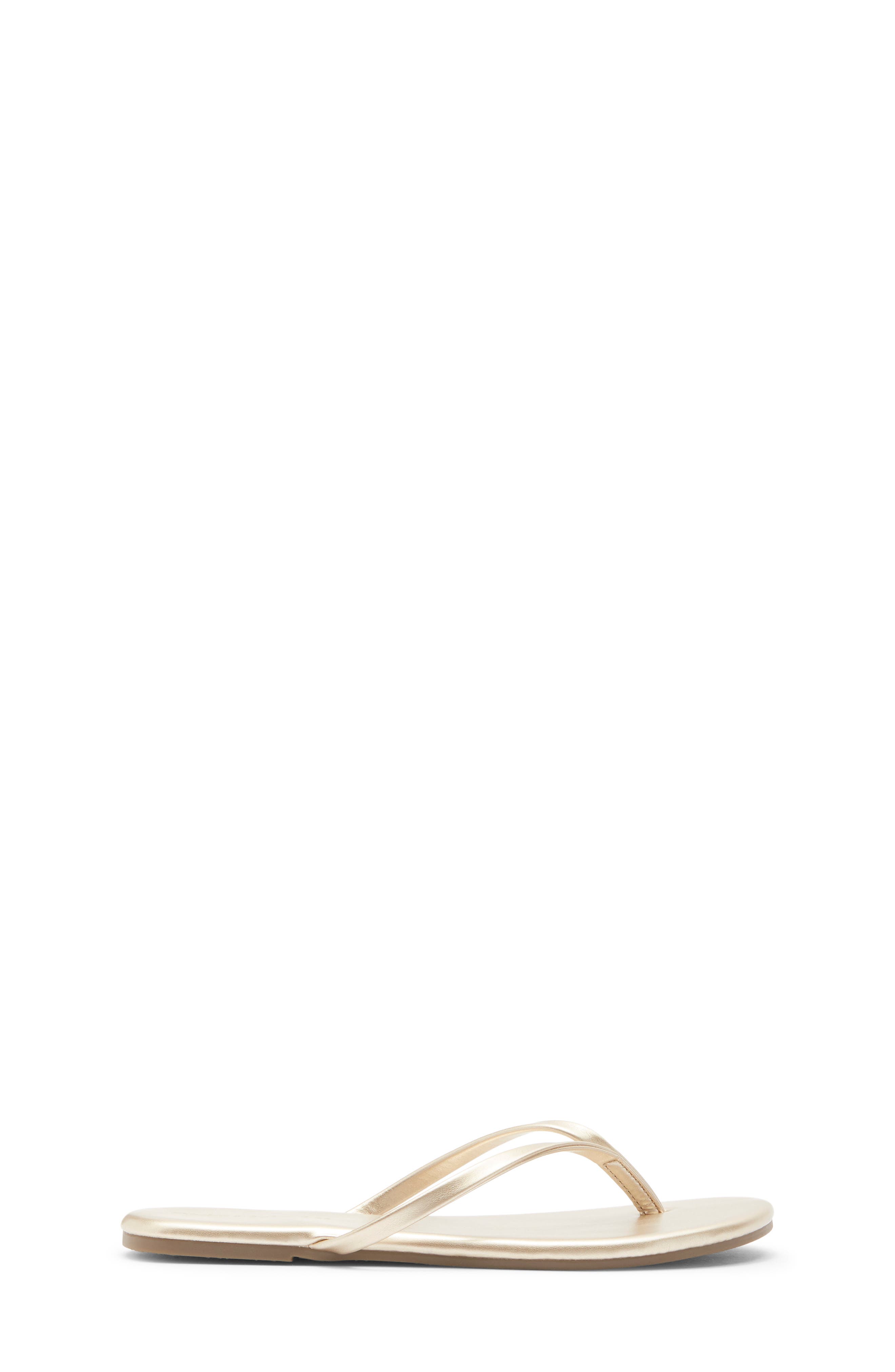 Kids' Little Fountain Flip Flop, Alternate, color, GOLD METALLIC