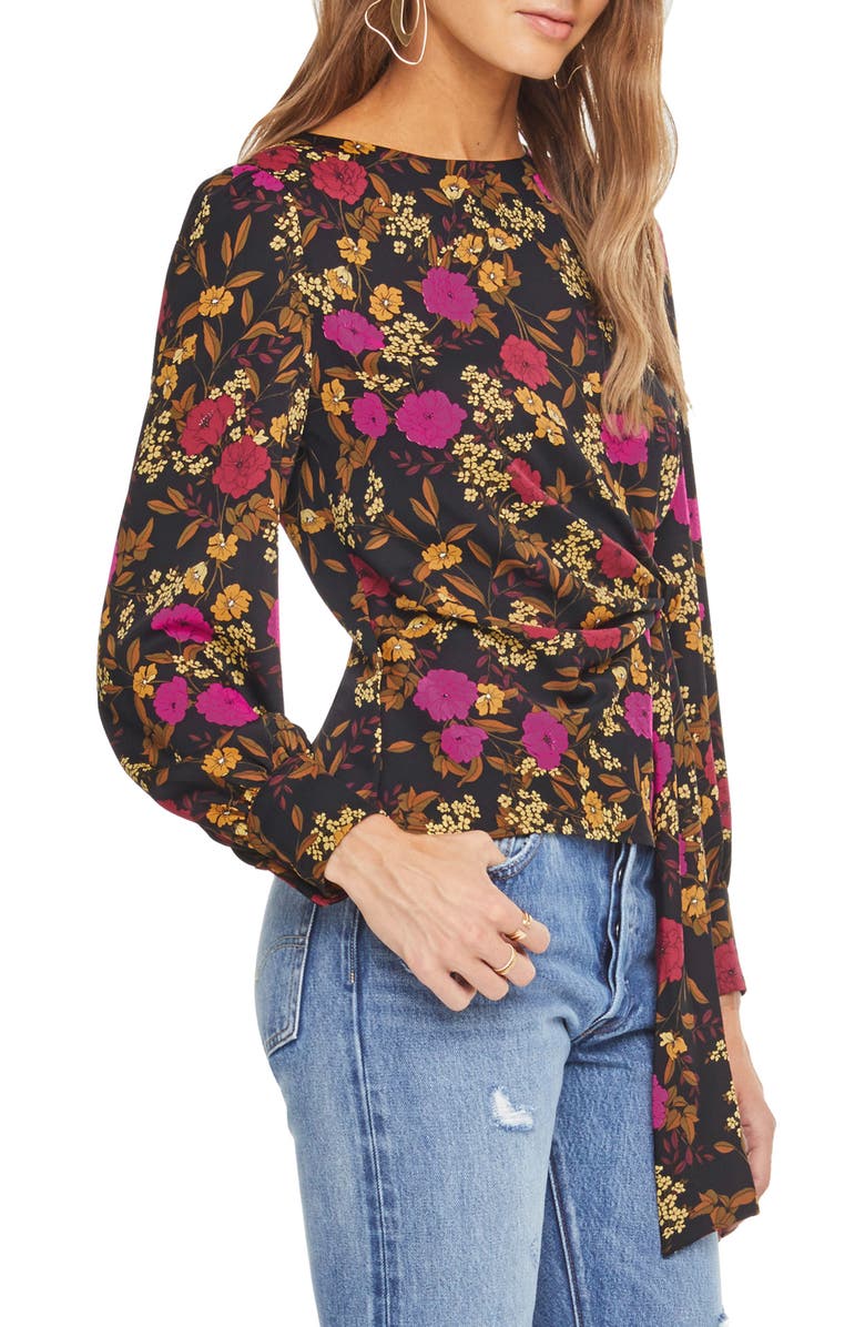 ASTR the Label Ariella Tie Top, Alternate, color,