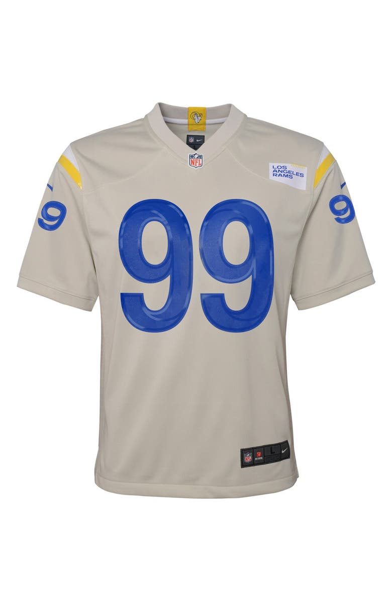 Nike Youth Nike Aaron Donald Bone Los Angeles Rams Game Jersey, Main, color, 