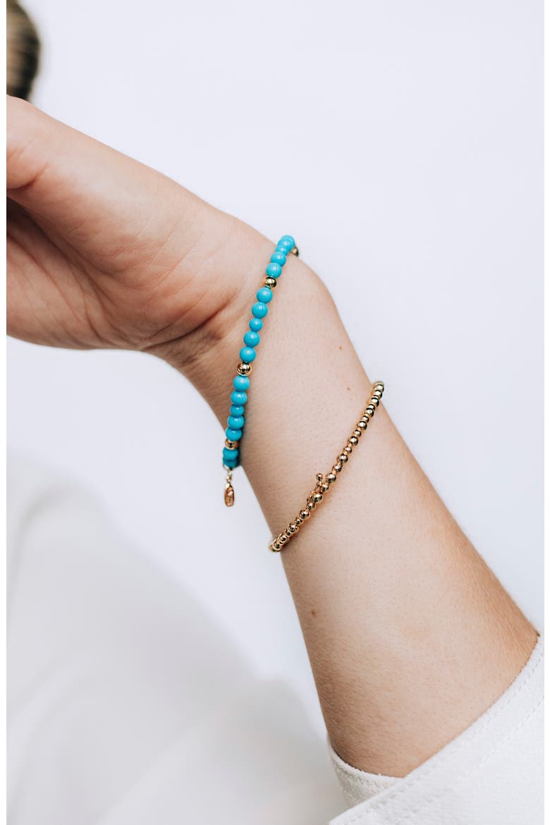 Boheme Turquoise Stretch Bracelet, Alternate, color, TURQUOISE/ AQUA