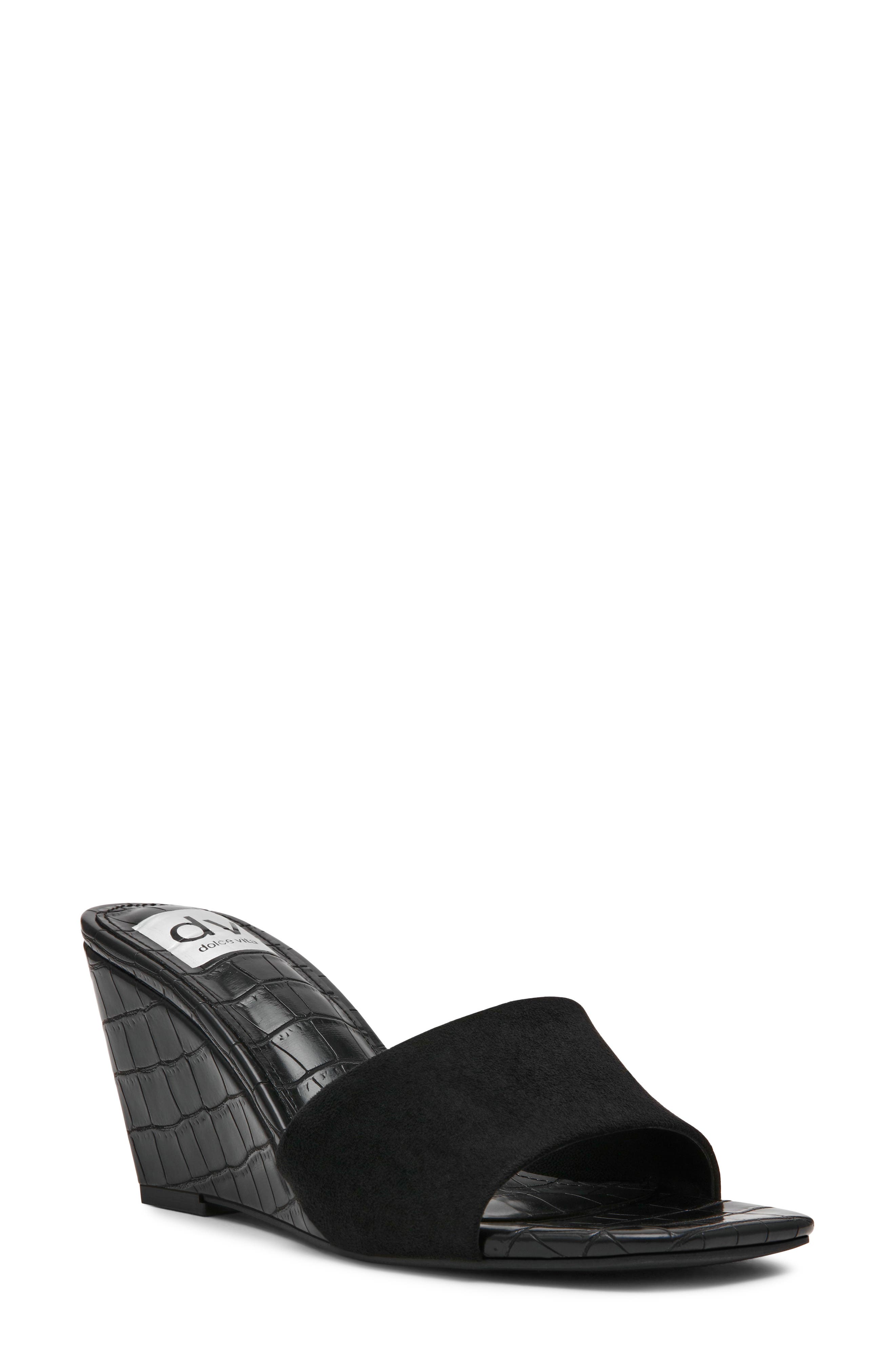 BLACK FAUX SUEDE