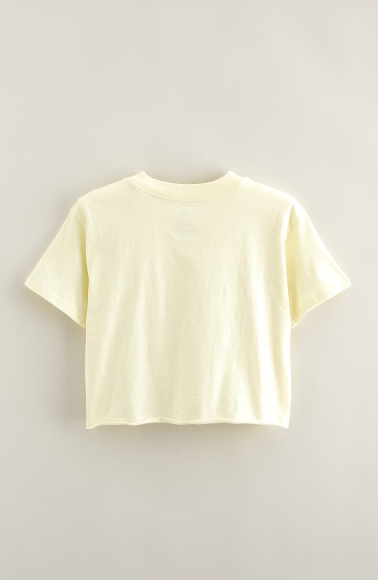 Treasure & Bond Kids' Crop Graphic T-Shirt, Alternate, color, Yellow Pastel Flower Market