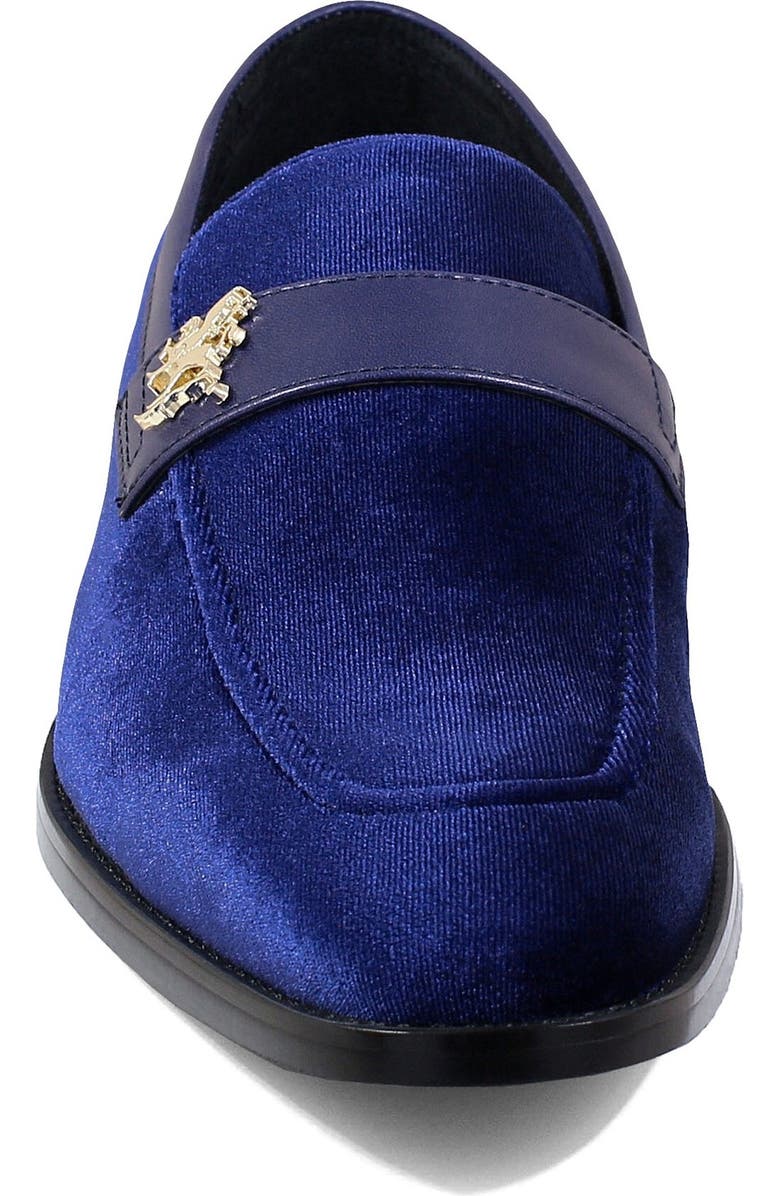 Stacy Adams Bellino Velour Slip-On Loafer, Alternate, color,
