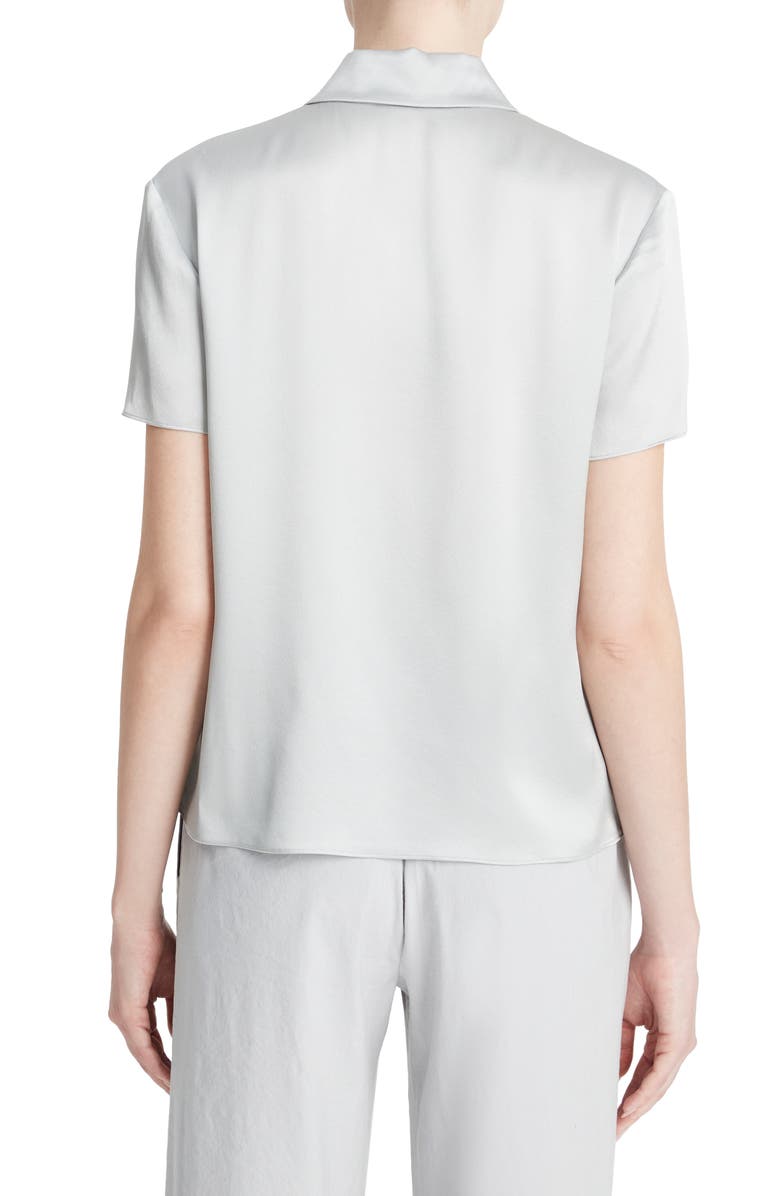 Vince Silk Satin Polo, Alternate, color,