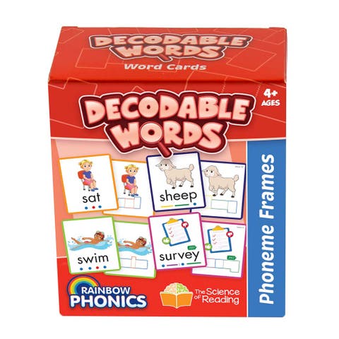 Rainbow Phonics Decodable Word Flash Cards