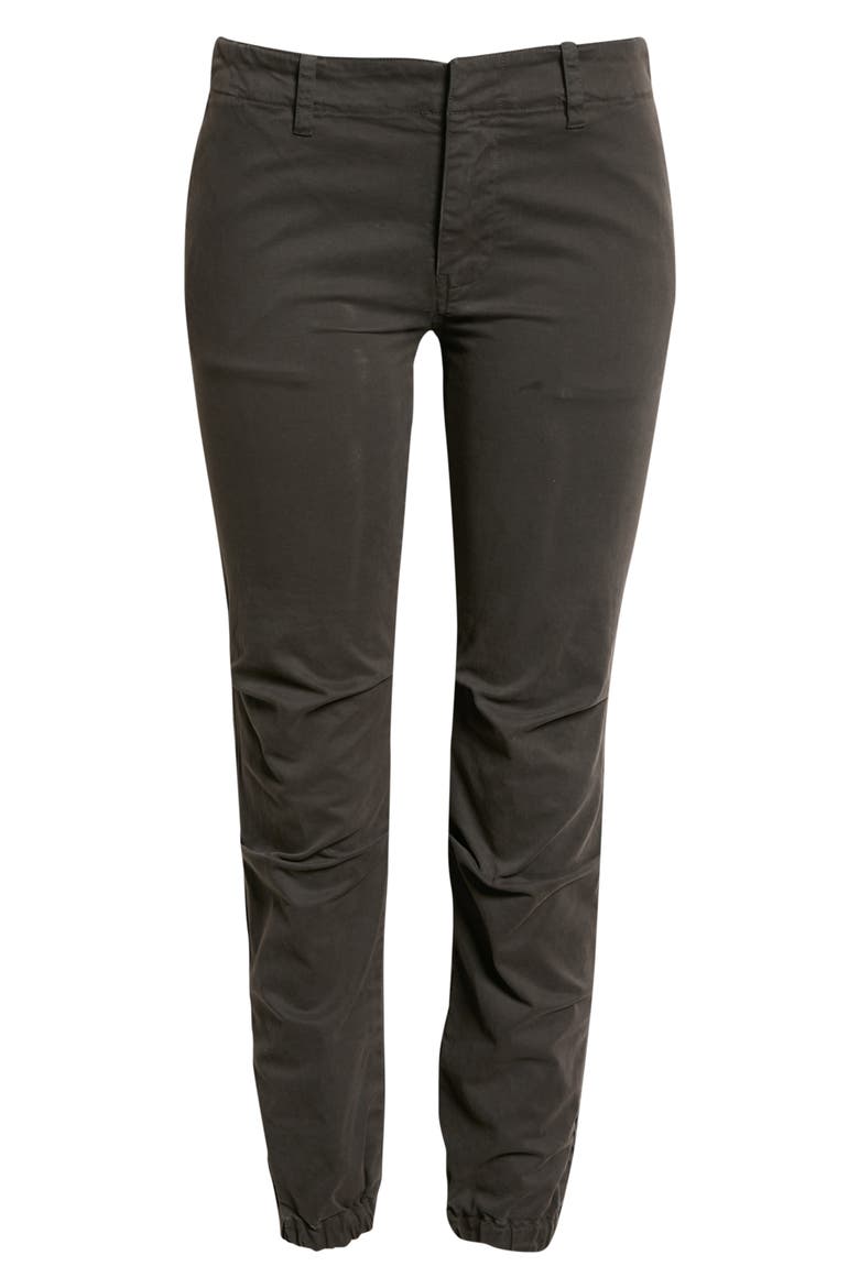 Stretch Cotton Twill Crop Military Pants, Alternate, color, CEDAR