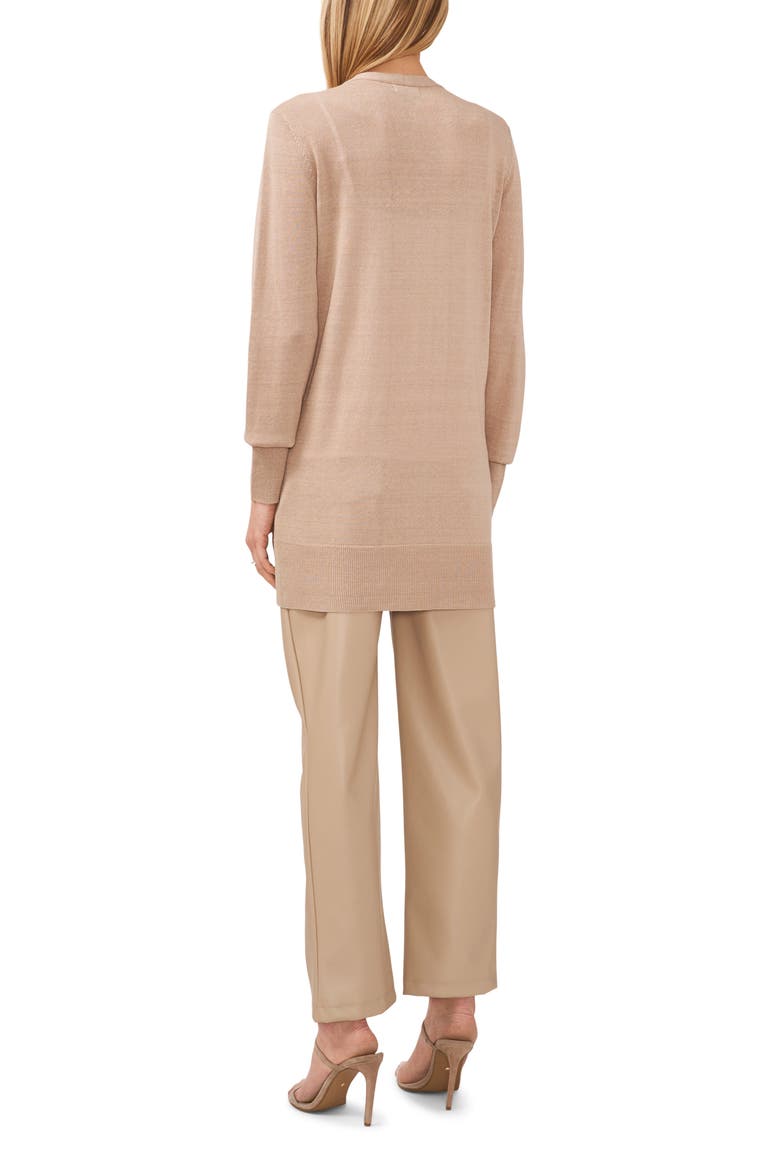 Side Slit Cardigan, Alternate, color, OXFORD TAN