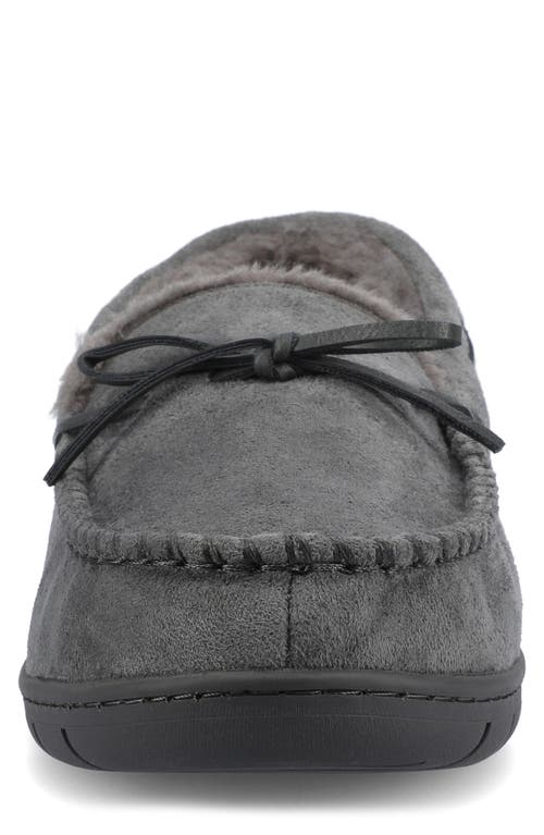 Vance Co. Vance Co Hayden Faux Fur Lined Slipper In Gray