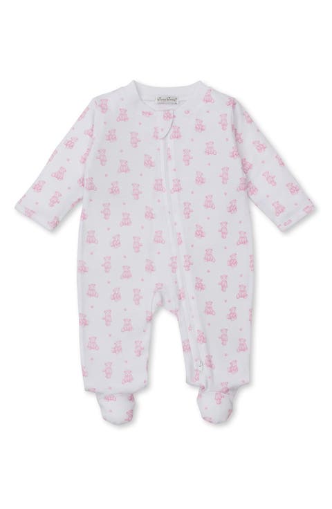 Print Pima Cotton Footie Baby)
