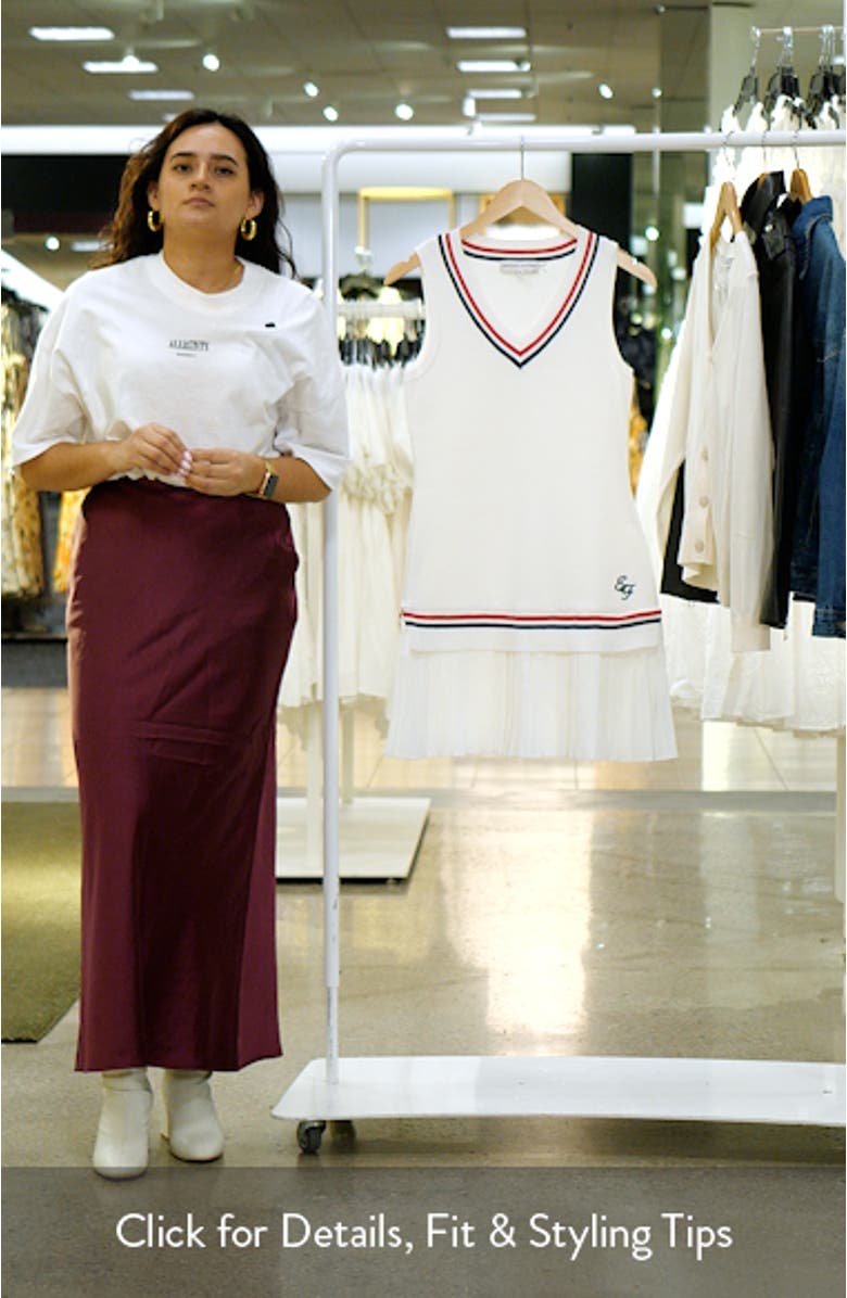 Sports Club Mixed Mdia Minidress, sales video thumbnail