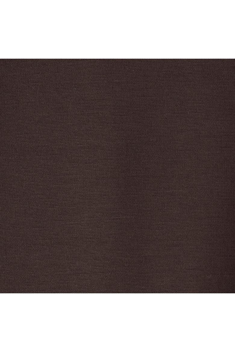 Panelled Dropped-waist Mini Dress, Alternate, color, DARK BROWN