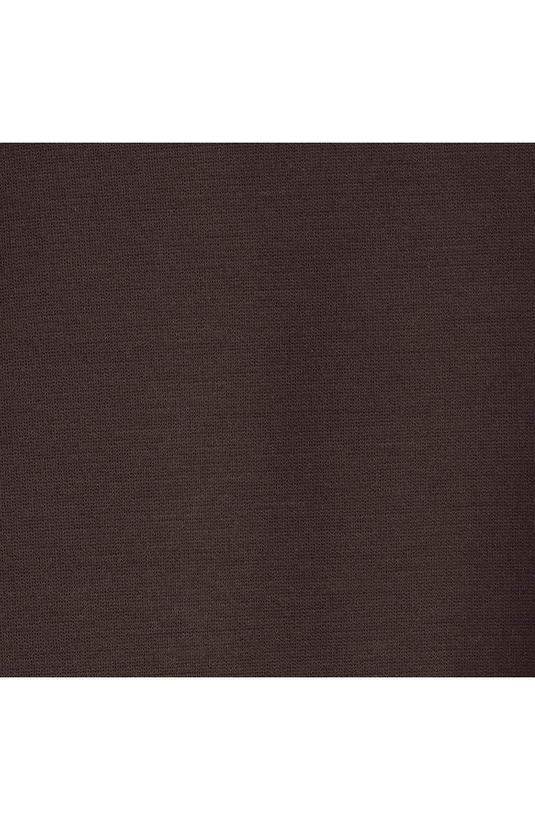 COS Panelled Dropped-waist Mini Dress, Alternate, color, Dark Brown
