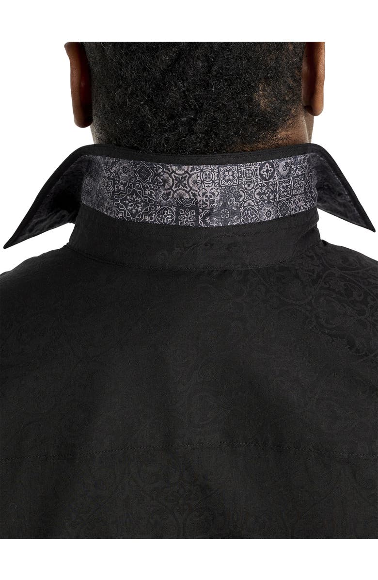 Robert Graham DXL Luther Sport Shirt, Alternate, color, Black