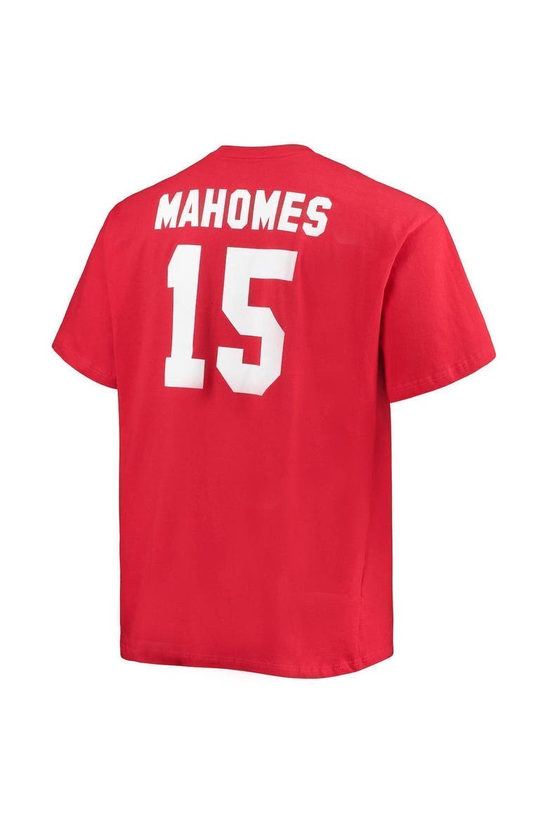 Men's Fanatics Branded Patrick Mahomes Red Kansas City Chiefs Big & Tall Player Name & Number T-Shirt, Alternate, color, Red