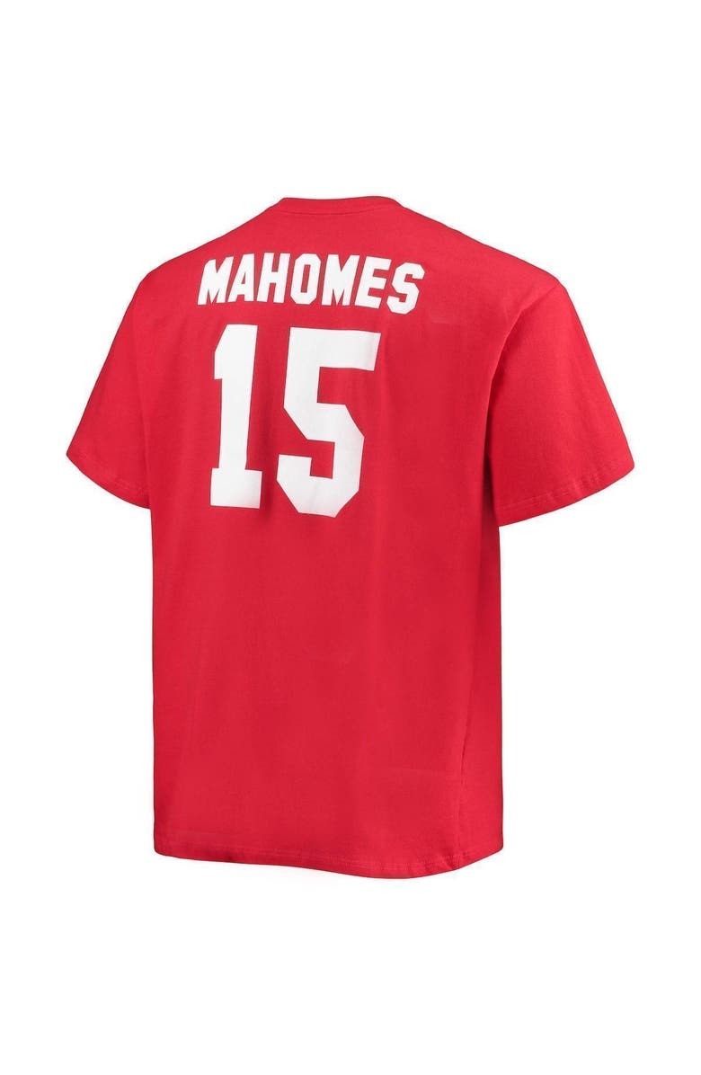 FANATICS Men's Fanatics Branded Patrick Mahomes Red Kansas City Chiefs Big & Tall Player Name & Number T-Shirt, Alternate, color, Red