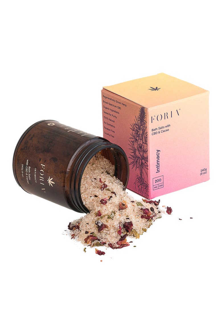 FORIA® Intimacy Bath Salts with CBD & Cacao, Alternate, color, NO COLOR