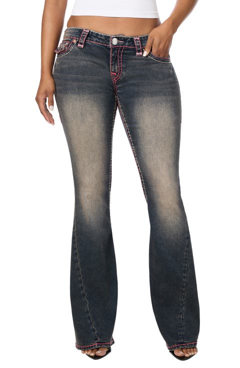 Joey Low Rise Flare Jeans