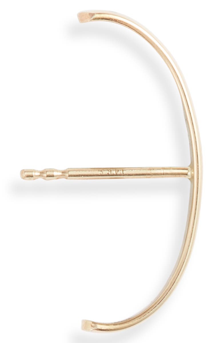 Poppy Finch Single Stud Ear Cuff, Alternate, color, 