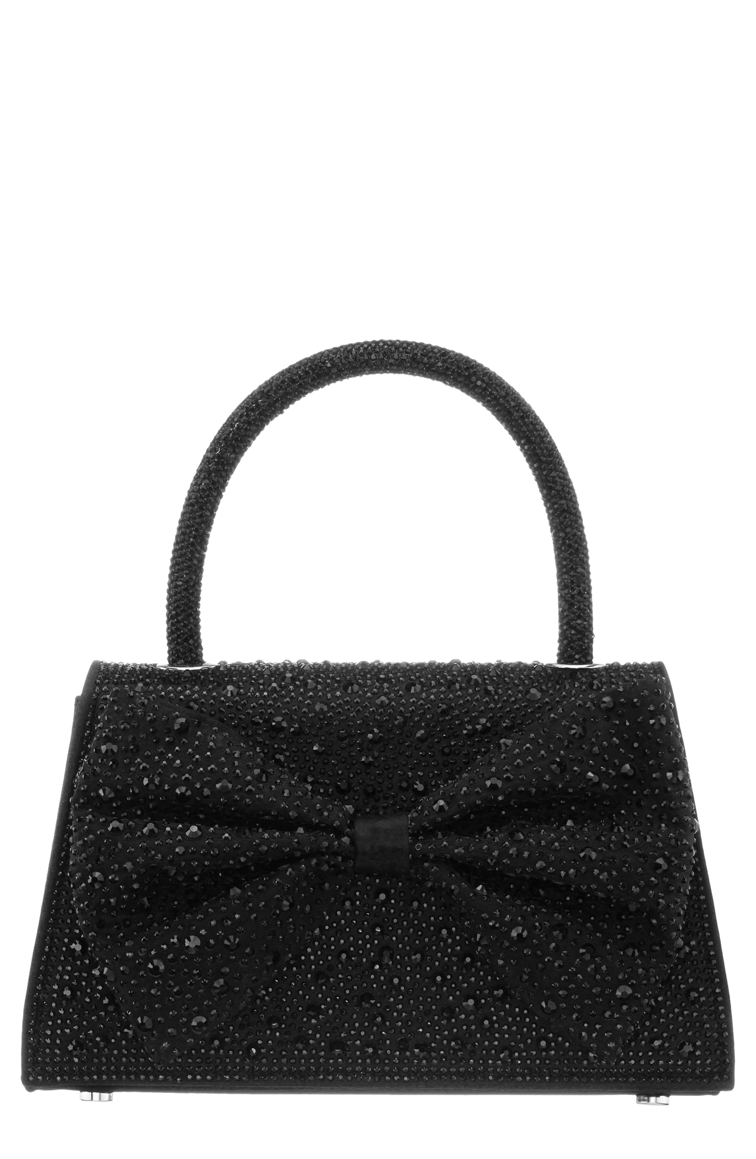 Nina Legacy Top Handle Clutch, Main, color, Black